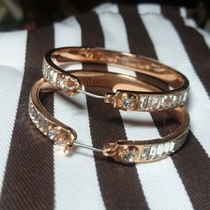 Henri Bendel - Rose Gold Harry Hoop Earrings